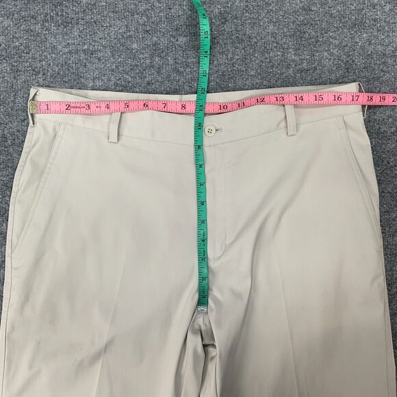Nike Golf Pants Mens 34 Beige Dri Fit Tech Flat Front Quick Dry Performance - Picture 7 of 15